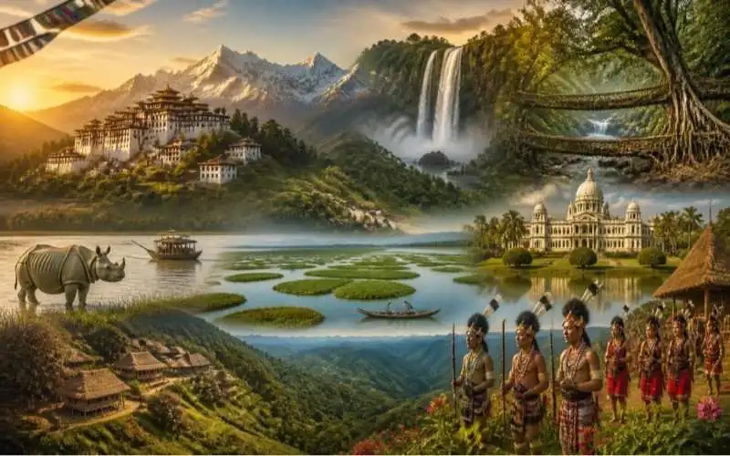 North East Glimpse - Kaziranga Tawang Tour Package